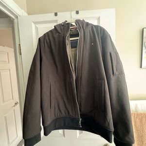 Tommy Hilfiger Men's Dark Brown Bomber Jacket